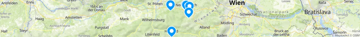 Map view for Pharmacies emergency services nearby Stössing (Sankt Pölten (Land), Niederösterreich)